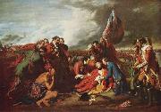 Benjamin West Tod des Generals Wolfe oil on canvas